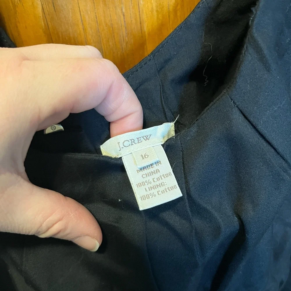 J. Crew Black Strappy Mini Dress - Picture 4 of 5
